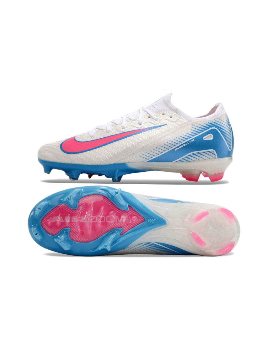 Nike Air Zoom Mercurial Vapor 16 Elite FG White Pink Blue