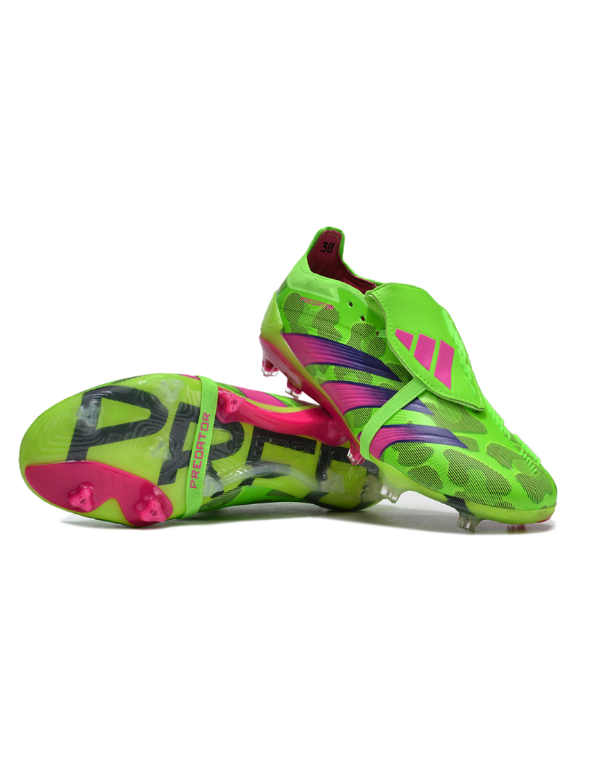 Adidas Predator Elite Tongue FG Generation Pred - Solar Green Shock Pink Lucid Lemon