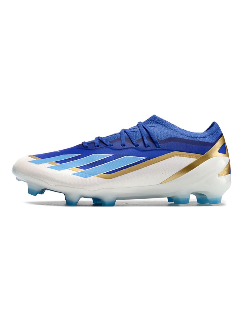 Adidas X Crazyfast Messi.1 Elite FG Spark Gen10s - Lucid Blue Blue Burst Footwear White