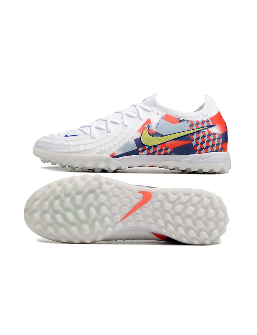Nike Phantom GX II Elite TF Barna - White/Lite Zitron