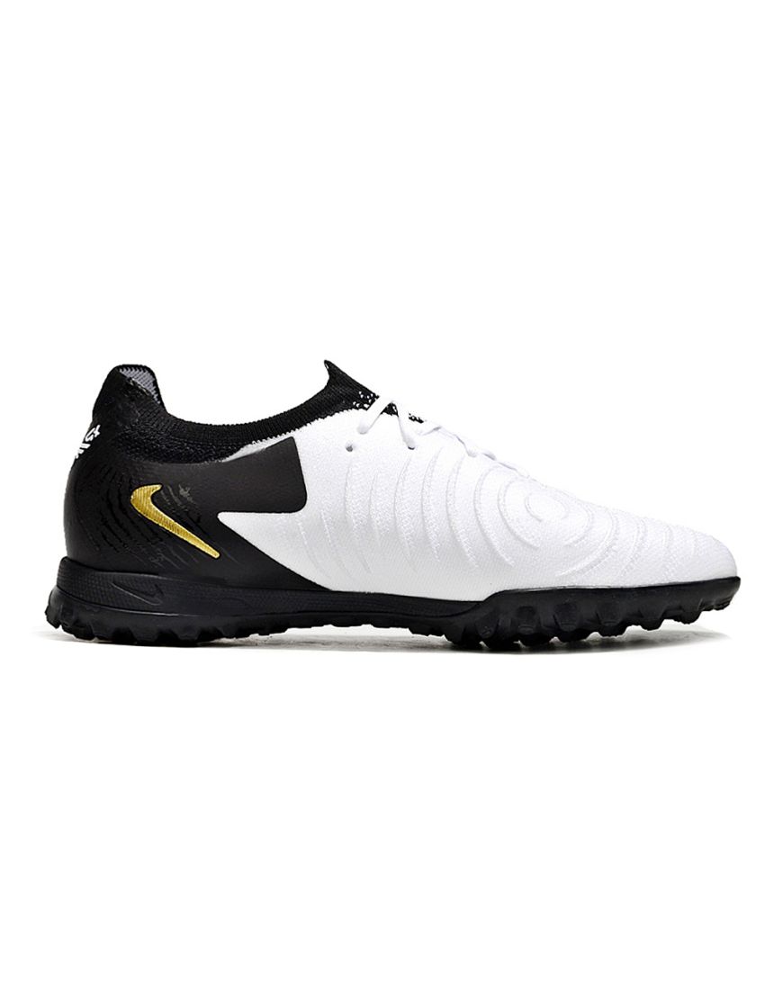 Nike Phantom GX II Elite TF Mad Ready - White/Black/Metallic Gold Coin
