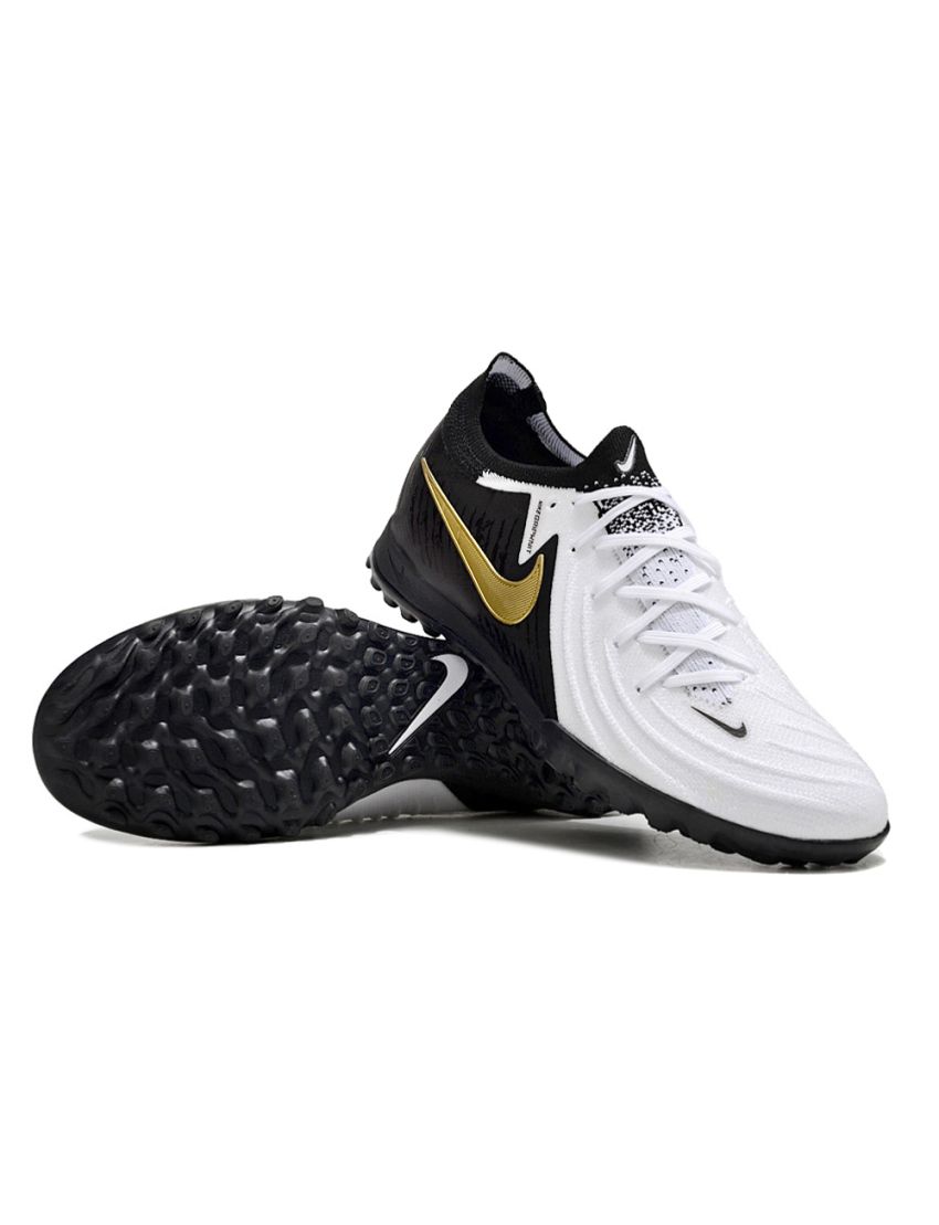 Nike Phantom GX II Elite TF Mad Ready - White/Black/Metallic Gold Coin