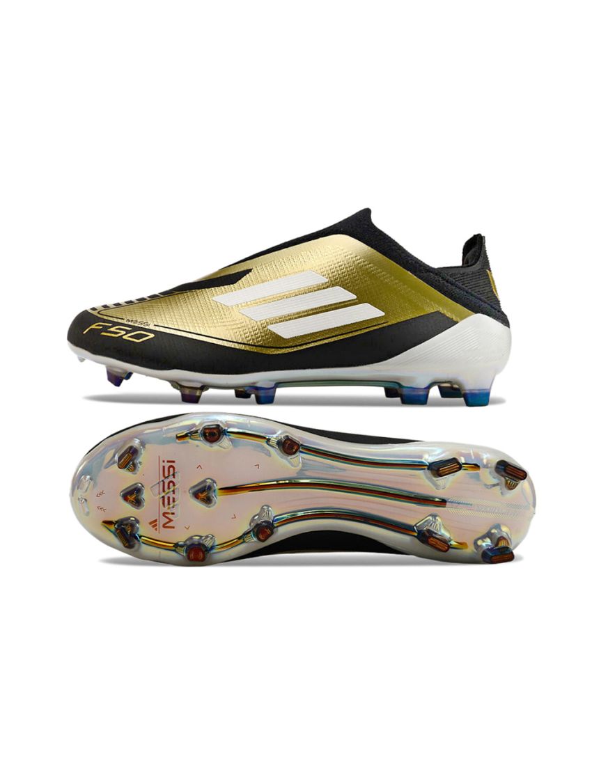 Adidas F50 Messi Elite FG Triunfo Dorado - Gold Metallic Footwear White Core Black
