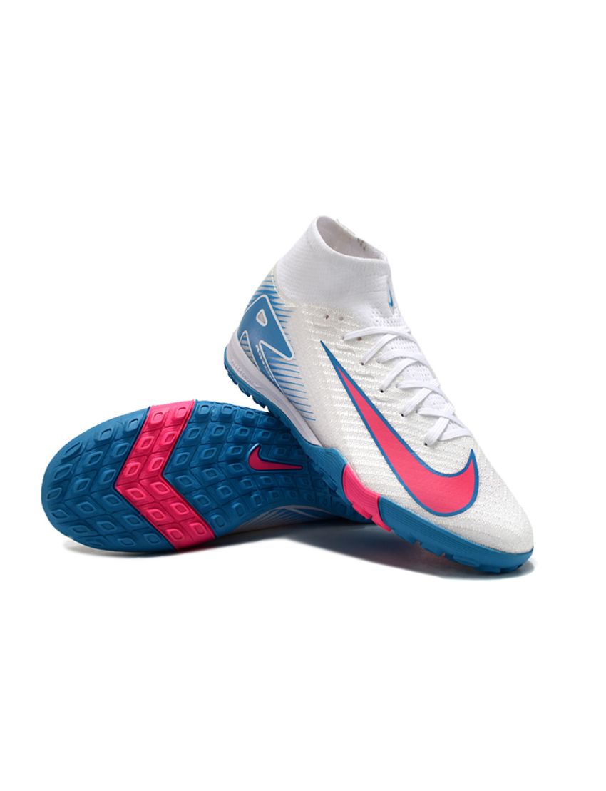Nike Air Zoom Mercurial Superfly 10 Elite TF White Pink Blue