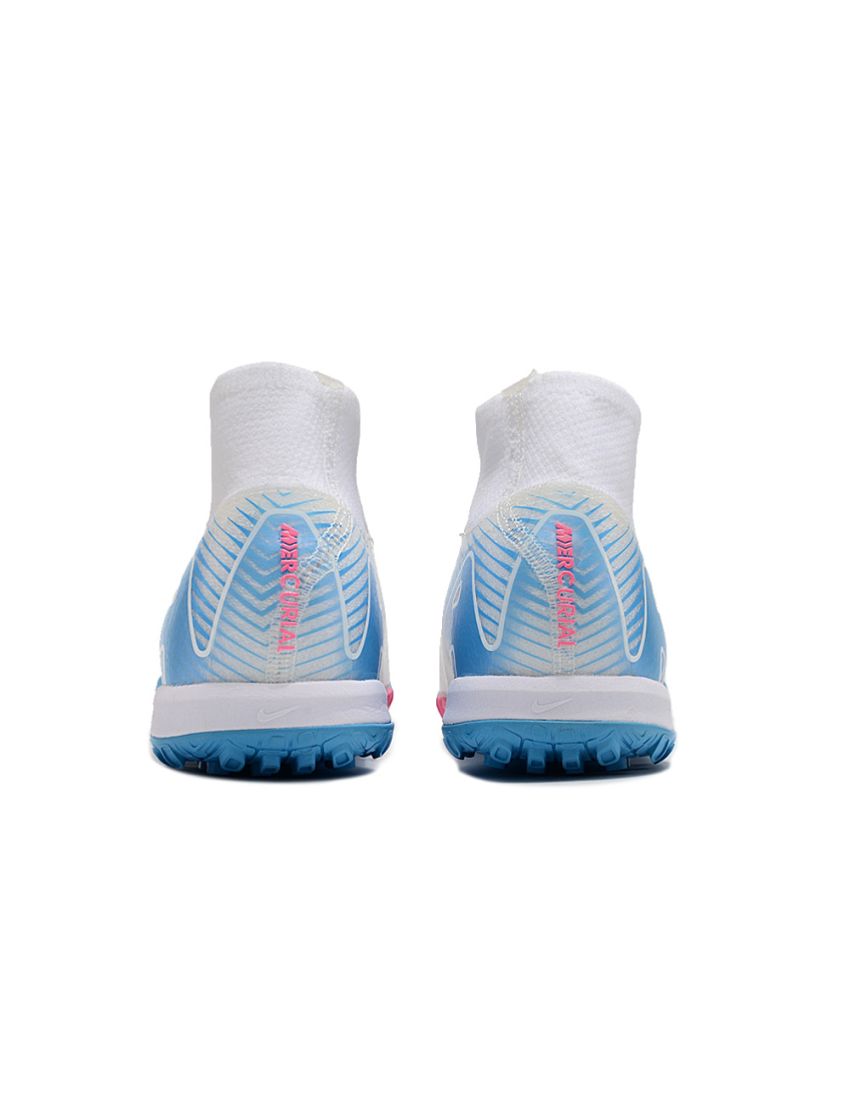 Nike Air Zoom Mercurial Superfly 10 Elite TF White Pink Blue