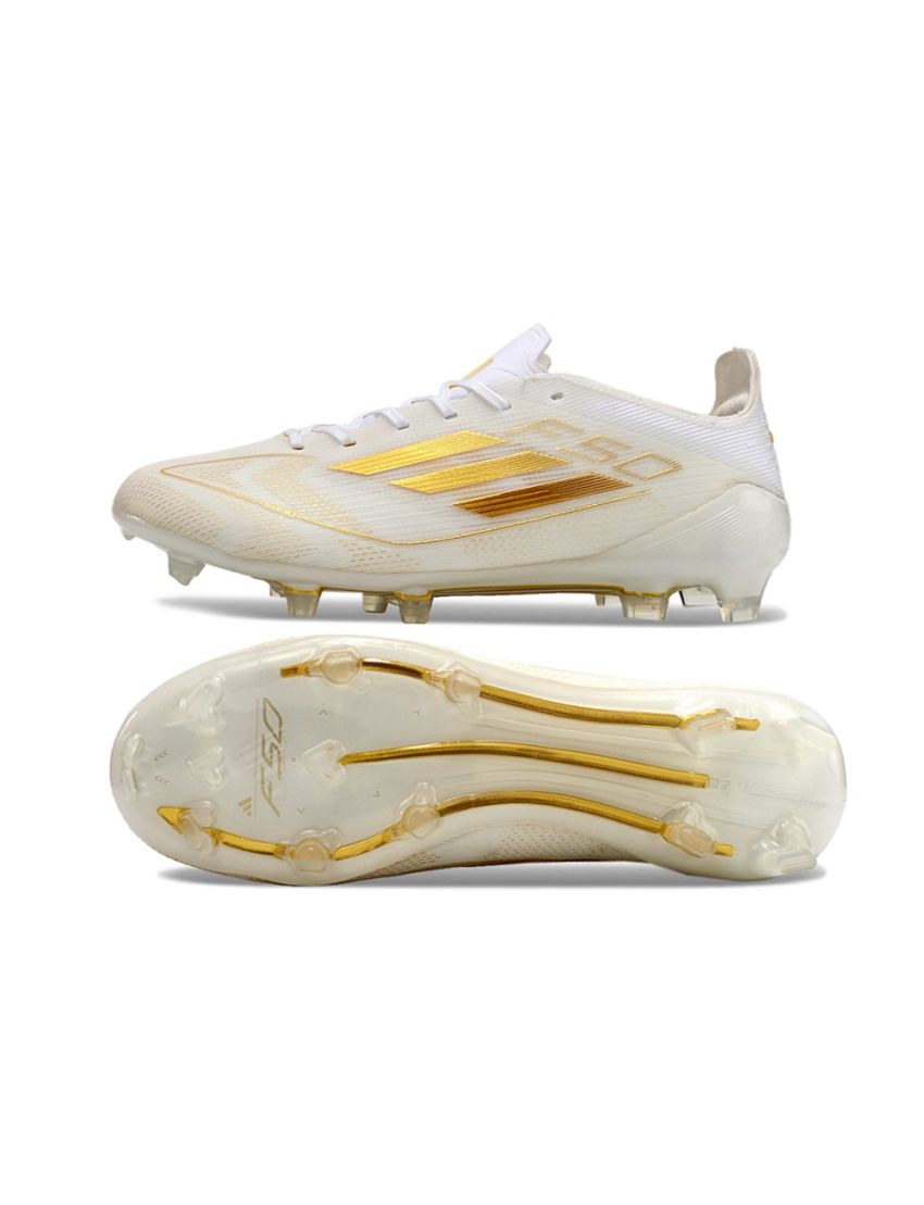 adidas F50 Elite FG Day Spark - Footwear White/Gold Metallic/Footwear White