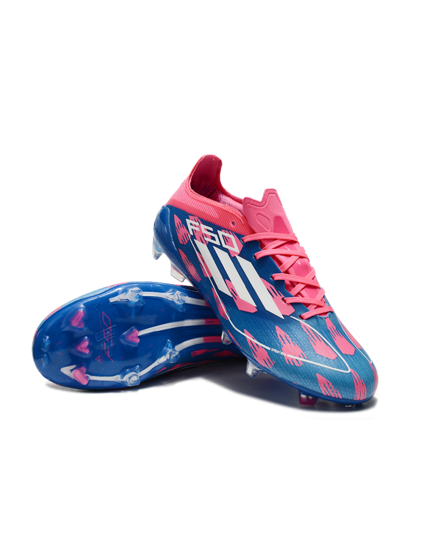 adidas F50 Elite FG Reemergence - Solar Blue/Footwear White/Solar Pink