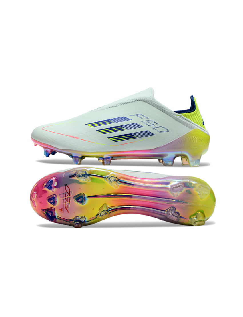 adidas F50 Elite Laceless FG Stellar Icon - Almost Blue/Semi Lucid Blue/Semi Solar Yellow