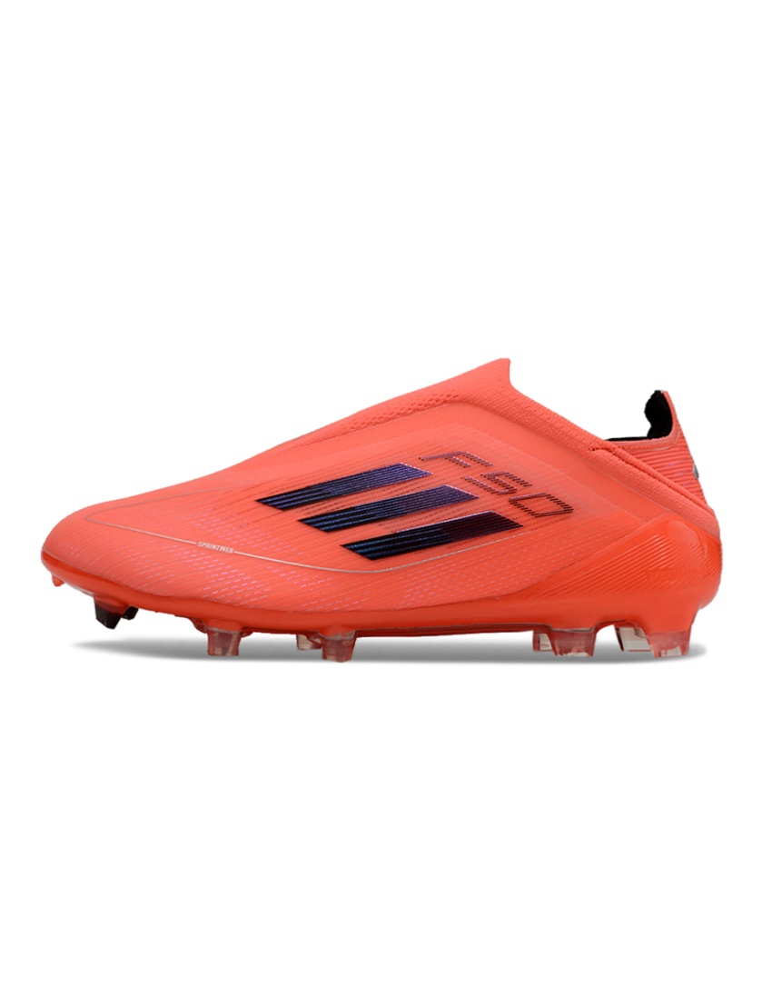 adidas F50 Elite Laceless FG Vivid Horizon - Turbo/Aurora Black/Platin Metallic