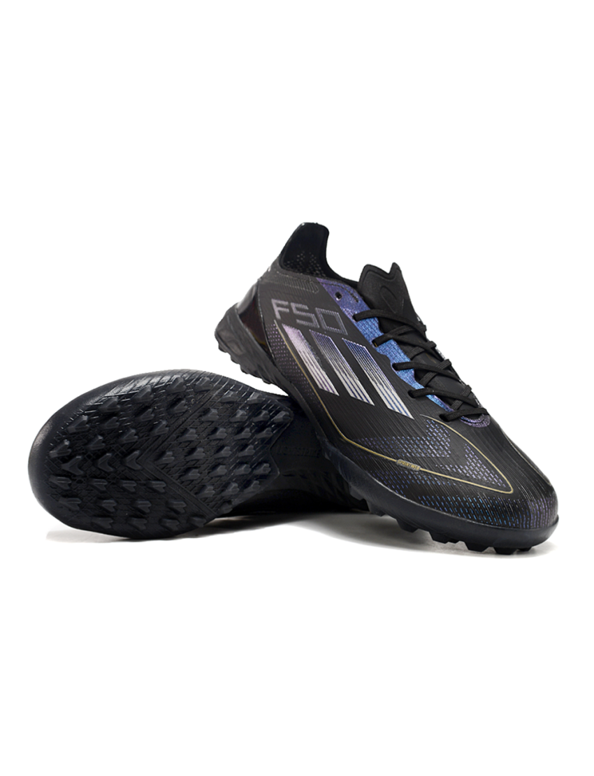 adidas F50 Elite TF Dark Spark - Core Black/Iron Metal/Gold Metallic