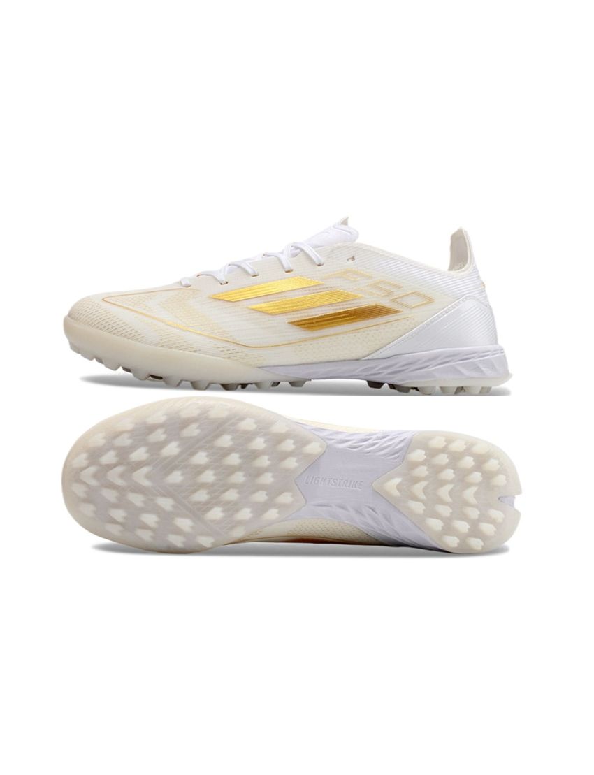 adidas F50 Elite TF Day Spark - Footwear White/Gold Metallic/Footwear White