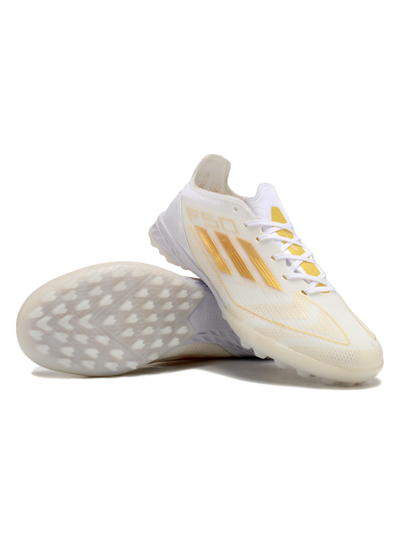 adidas F50 Elite TF Day Spark - Footwear White/Gold Metallic/Footwear White