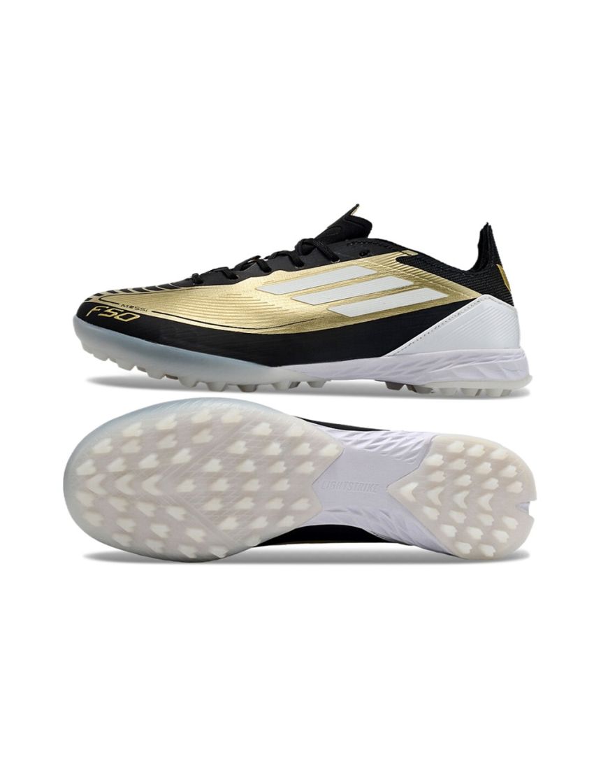 adidas F50 Messi Elite TF Triunfo Dorado - Gold Metallic/Footwear White/Core Black