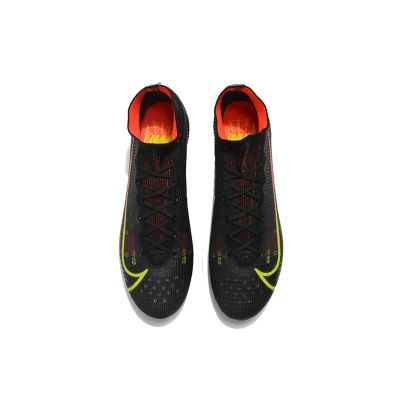 Nike Mercurial Superfly VIII Elite AG Boots Black Cyber Yellow Off Noir