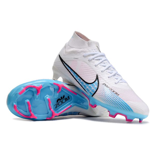 Nike Air Zoom Mercurial Superfly Elite 9 FG White Blue Laser Pink