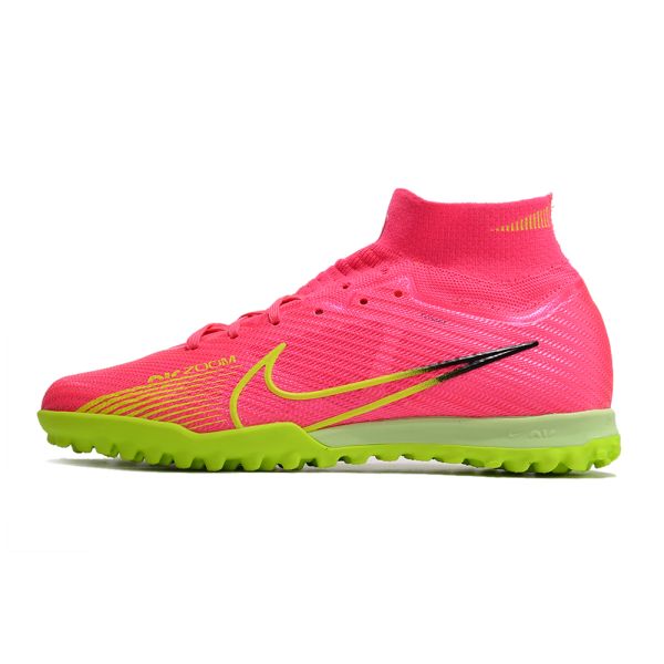 Nike Air Zoom Mercurial Superfly IX Elite TF Pink Blast Volt Gridiron