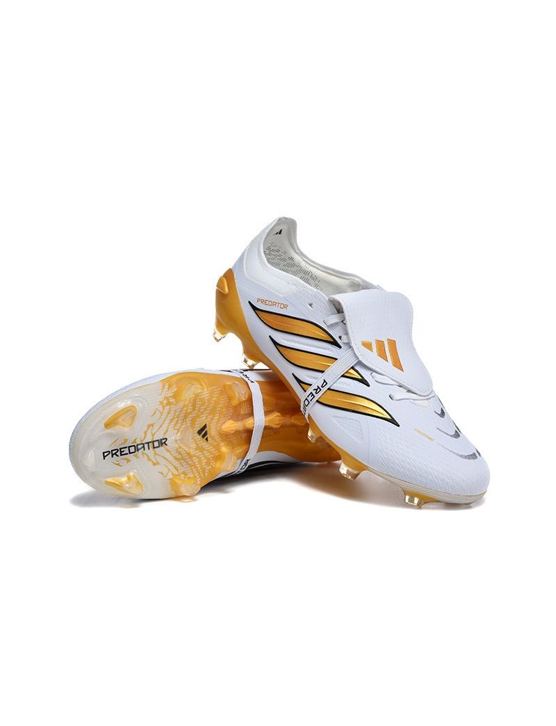 adidas 26 Predator Elite Tongue FG White Metallic Gold Black