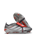  adidas 26 Predator Elite Tongue FG Silver Met Vivid Red