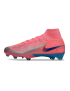 Nike Air Zoom Mercurial Superfly 10 Elite FG Pink Blue Silver