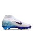Nike Air Zoom Mercurial Superfly 10 Elite FG White Purple Blue 
