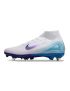 Nike Air Zoom Mercurial Superfly 10 Elite SG-Pro White Purple Blue 