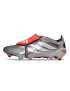  adidas 26 Predator Elite Tongue FG Silver Met Vivid Red