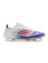 adidas F50 Elite Laceless FG Advancement - Footwear White/Solar Red/Lucid Blue