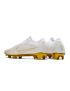 Nike Air Zoom Mercurial Vapor 15 Elite FG - White/Gold