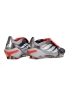  adidas 26 Predator Elite Tongue FG Silver Met Vivid Red