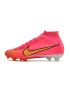 Nike Air Zoom Mercurial Superfly Elite 9 FG - Pink/White/Black/Volt