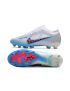 Nike Air Zoom Mercurial Vapor 15 Elite AG-Pro - White/Baltic Blue/Pink Blast/Indigo Haze