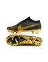 Nike Air Zoom Mercurial Vapor 15 Elite FG - Black/Metallic Gold/White