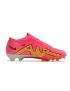Nike Air Zoom Mercurial Vapor 15 Elite FG - Pink/White/Black/Volt