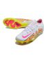 Nike Air Zoom Mercurial Vapor 15 Elite FG - White/Black/Yellow/Pink