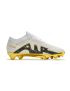 Nike Air Zoom Mercurial Vapor 15 Elite FG - White/Metallic Gold