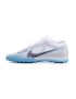 Nike Air Zoom Mercurial Vapor 15 Elite TF - White/Light Blue/Laser Pink