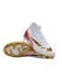 Nike Air Zoom Mercurial Superfly IX Elite FG White Metal Gold Red Black
