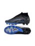 Nike Air Zoom Mercurial Superfly IX Elite AG-Pro Shadow - Black Chrome Hyper Royal