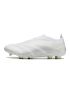 Adidas Predator Elite Laceless FG White Silver Met