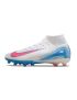 Nike Air Zoom Mercurial Superfly 10 Elite AG-PRO White Pink Blue