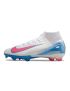 Nike Air Zoom Mercurial Superfly 10 Elite FG White Pink Blue