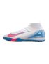 Nike Air Zoom Mercurial Superfly 10 Elite TF White Pink Blue