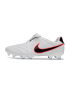 Nike Tiempo Ligera Pro FG White Bright Crimson Black