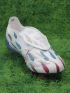 adidas Predator Elite Fold-over Tongue FG - White/Blue/Pink