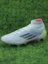 adidas Womens F50 Elite Mid FG - Almost Blue/Semi Lucid Blue/Semi Solar Yellow