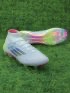 adidas Womens F50 Elite Mid FG - Almost Blue/Semi Lucid Blue/Semi Solar Yellow