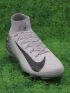 Nike Air Zoom Mercurial Superfly 10 Elite FG Grey Black