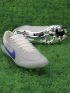 Nike Tiempo Legend 9 Elite FG Made in Italy - White/Game Royal/Metallic Silver
