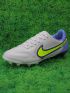 Nike Tiempo Legend 9 Elite FG Recharge - Grey Fog/Volt/Sapphire/Blue