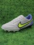 Nike Tiempo Legend 9 Elite FG Recharge - Grey Fog/Volt/Sapphire/Blue